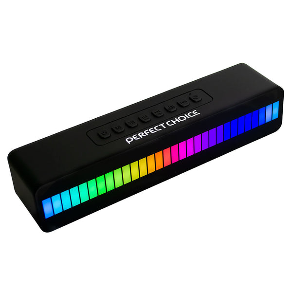 Bocina Bluetooth Inalámbrica Portátil Luz LED RGB Shine Beat | PERFECT CHOICE