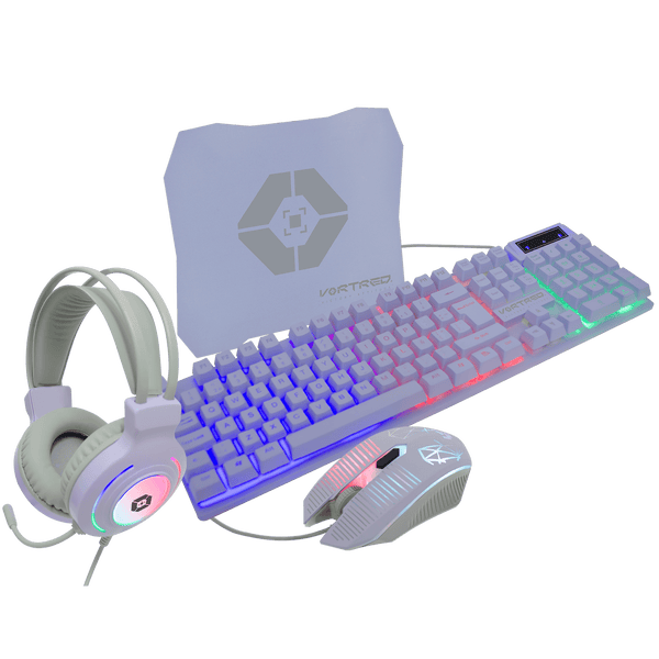 Kit Teclado Mouse y Audifonos Gamer Sonido Envolvente 7.1 Berry | VORTRED