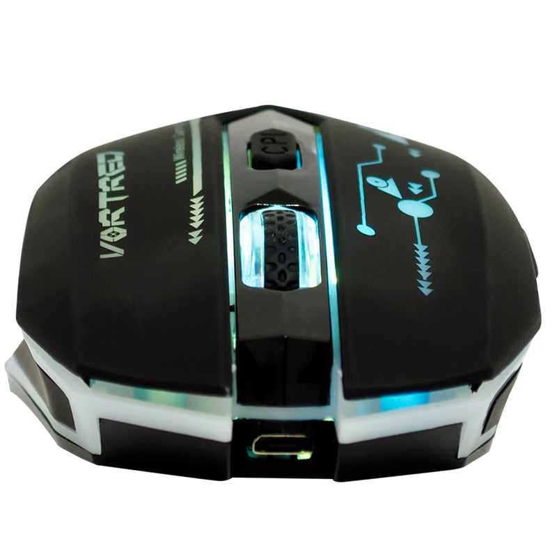 Mouse Gamer 4800 DPI Ajustable 6 Botones LED RGB Dinasty | VORTRED