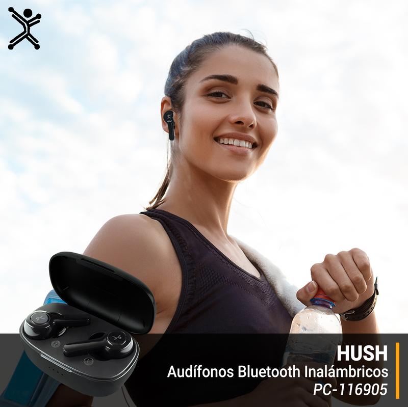 Audífonos Bluetooth Inalámbricos TWS Cancelación de Ruido Perfect Choice Hush