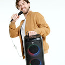 Mini Bafle Dual 5" Función TWS Luz RGB y Micrófono Miniglow | PERFECT CHOICE