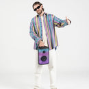 Bocina Bluetooth Inalámbrica Portátil Luz Frontal RGB Rampage | PERFECT CHOICE