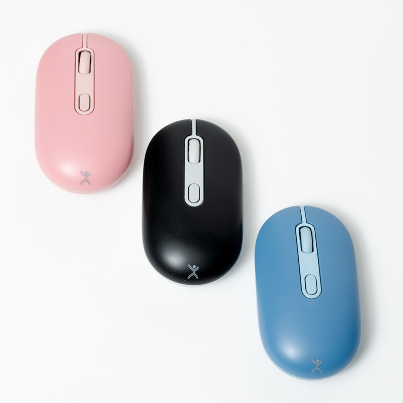 Mouse Recargable 2.4GHz + Bluetooth Clic Silencioso Colori | PERFECT CHOICE