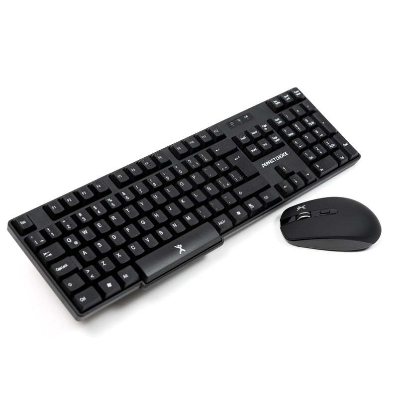 Kit de Teclado y Mouse Inalámbrico Resistente a Derrames | PERFECT CHOICE