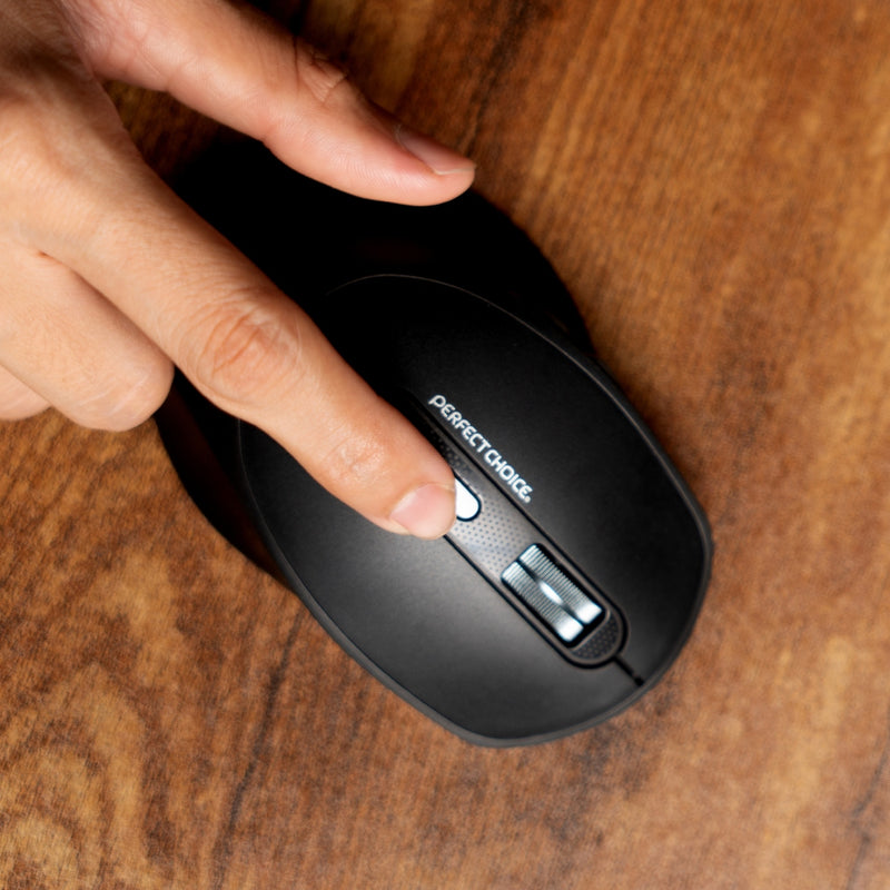 Mouse Inalámbrico Recargable Clic Silencioso Clix | PERFECT CHOICE