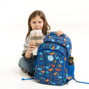 Mochila Escolar Infantil Múltiples Compartimentos Brooklyn Dinosaurios | PERFECT CHOICE
