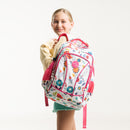 Mochila Escolar Infantil Múltiples Compartimentos Brooklyn Flores | PERFECT CHOICE