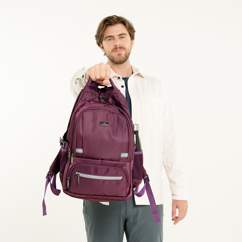 Mochila para laptop 15.6"-17" múltiples compartimentos Forter | PERFECT CHOICE