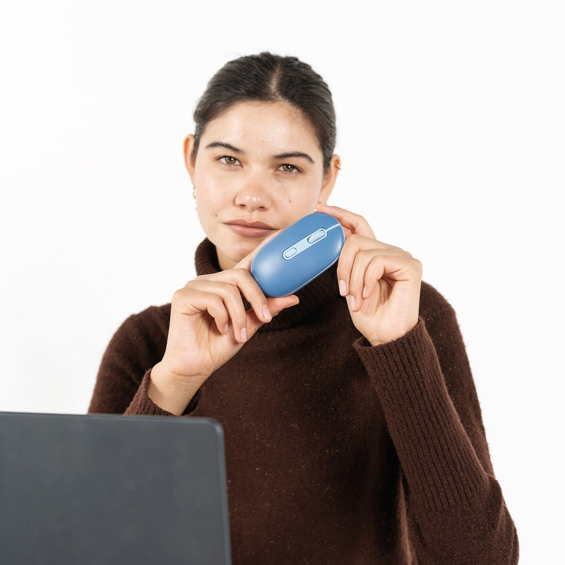 Mouse Recargable 2.4GHz + Bluetooth Clic Silencioso Colori | PERFECT CHOICE