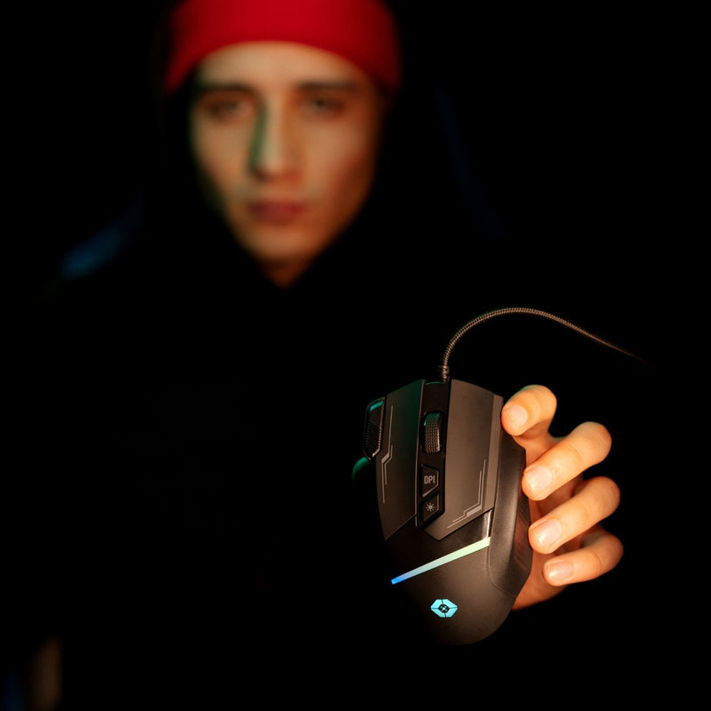 Mouse Gamer Alámbrico Resolución 7200 DPI Trapper Extreme | VORTRED