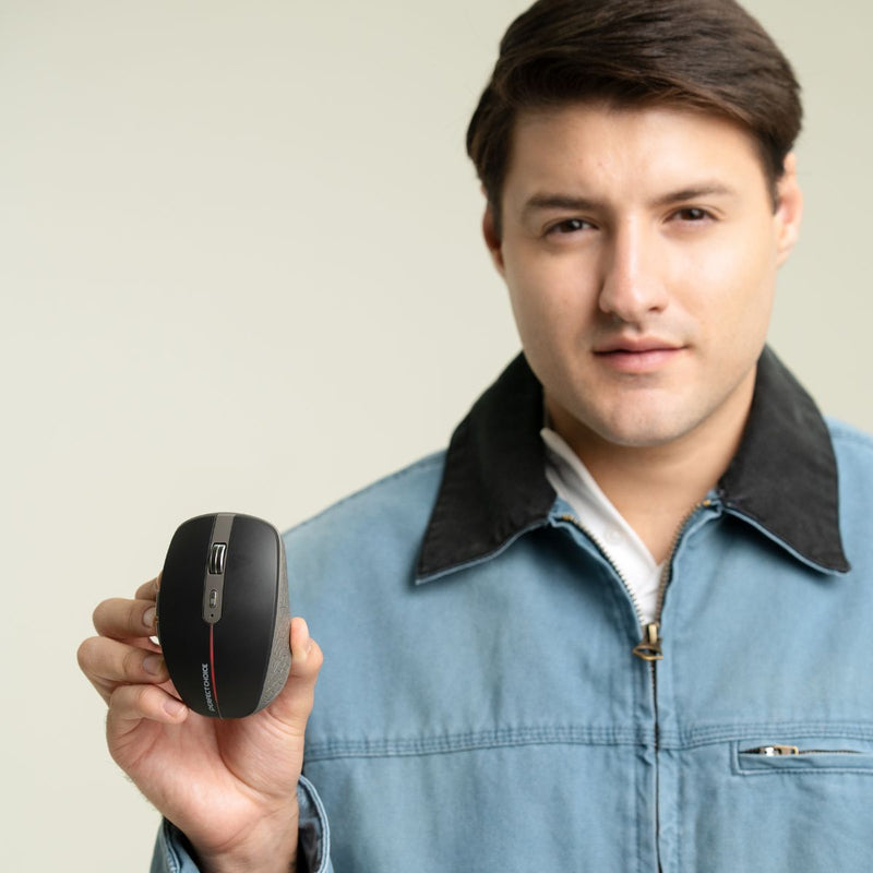 Mouse Inalámbrico Recargable Iluminación RGB Orion | PERFECT CHOICE