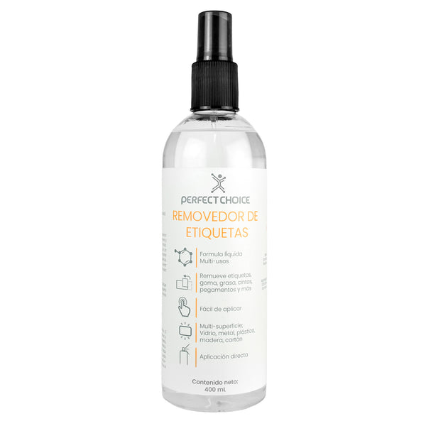 Removedor de Etiquetas Formula Liquida Multí-usos 400ML | PERFECT CHOICE