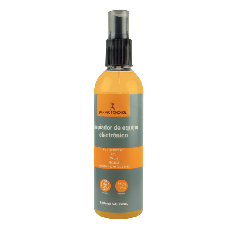 Limpiador Antiestático para Equipo Electrónico 250ml | PERFECT CHOICE
