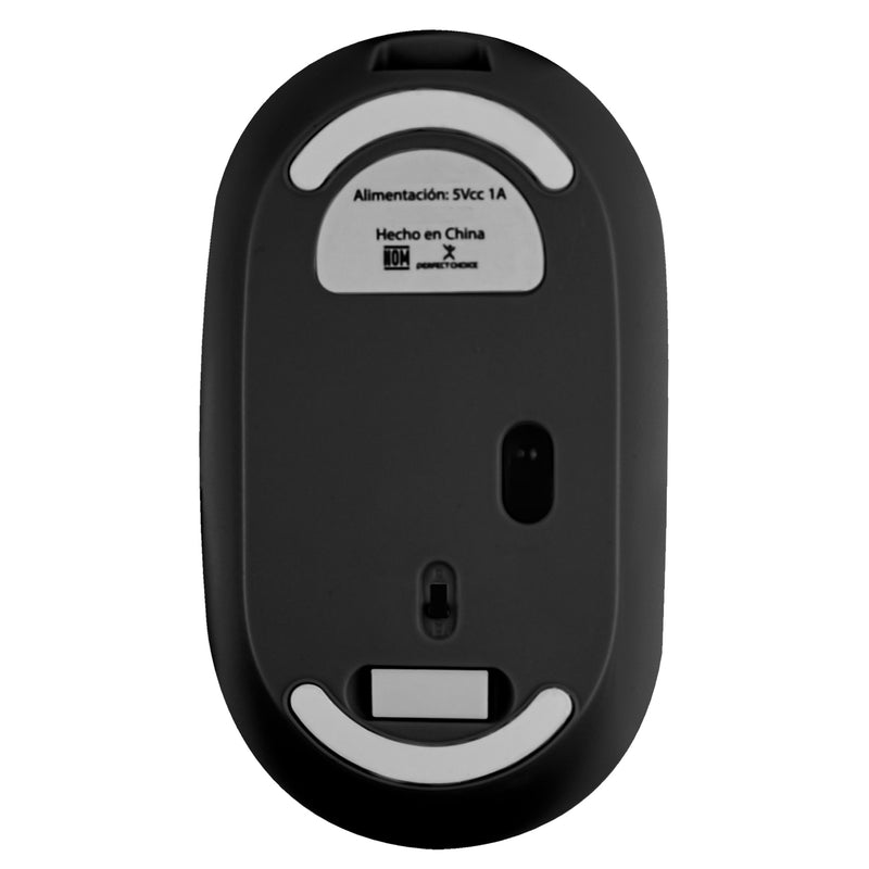 Mouse Recargable 2.4GHz + Bluetooth Clic Silencioso Colori | PERFECT CHOICE