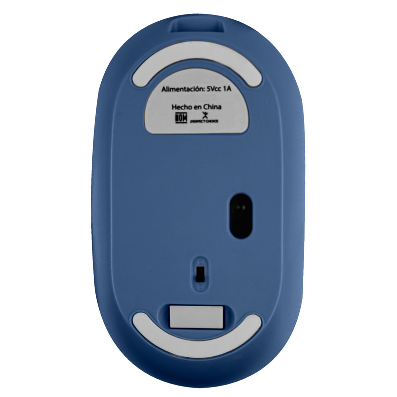 Mouse Recargable 2.4GHz + Bluetooth Clic Silencioso Colori | PERFECT CHOICE