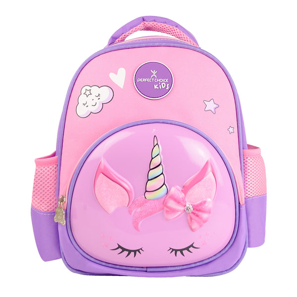 Mochila Preescolar Unicornio Para Ninas Multiples Compartimentos Dream