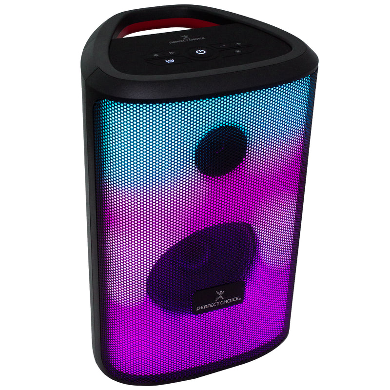 Bocina Bluetooth Inalámbrica Portátil Luz Frontal RGB Rampage | PERFECT CHOICE
