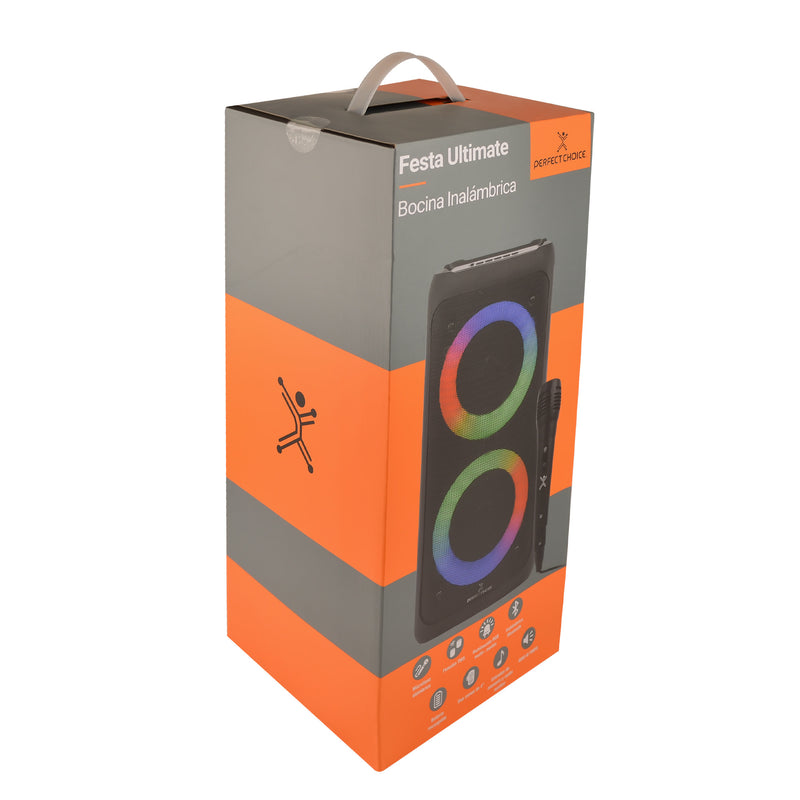 Bafle Bluetooth Inalámbrico 4" con Función TWS Festa Ultimate | PERFECT CHOICE