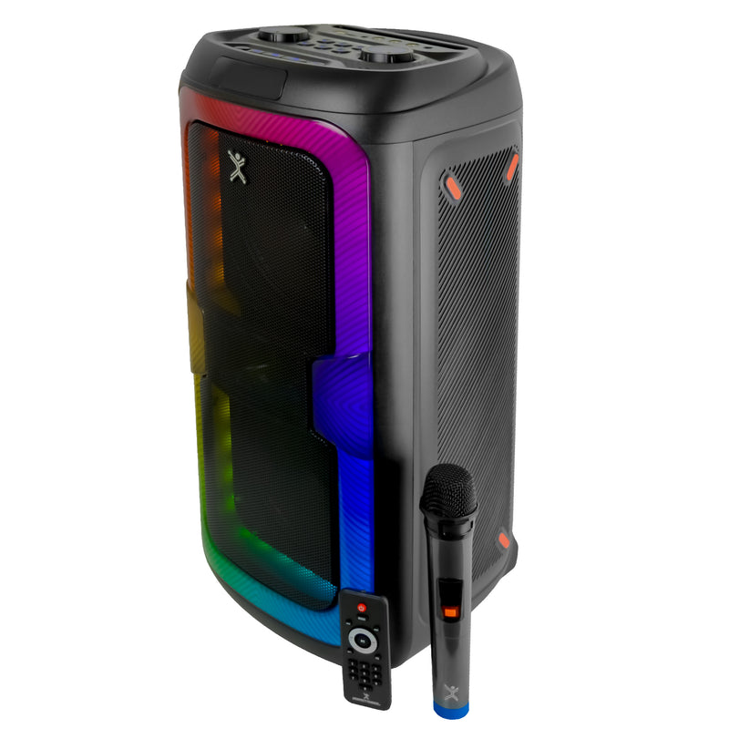 Baffle Bluetooth Inalámbrico 8" con Micrófono Incluido y Luz RGB Joy | PERFECT CHOICE