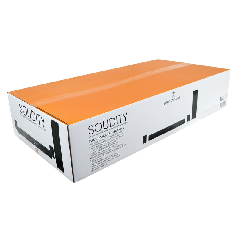 Teatro en Casa con Subwoofer 5.1 Canales Audio Bajos Potentes Soundity | PERFECT CHOICE