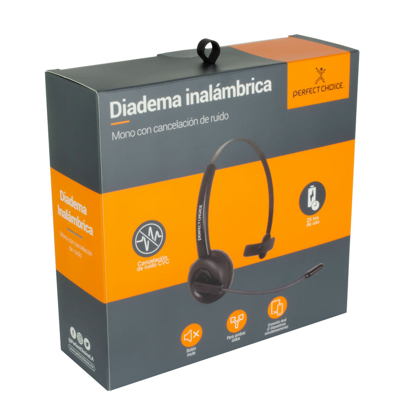 Audifonos Bluetooth Inalámbricos Diadema para Call Center | PERFECT CHOICE