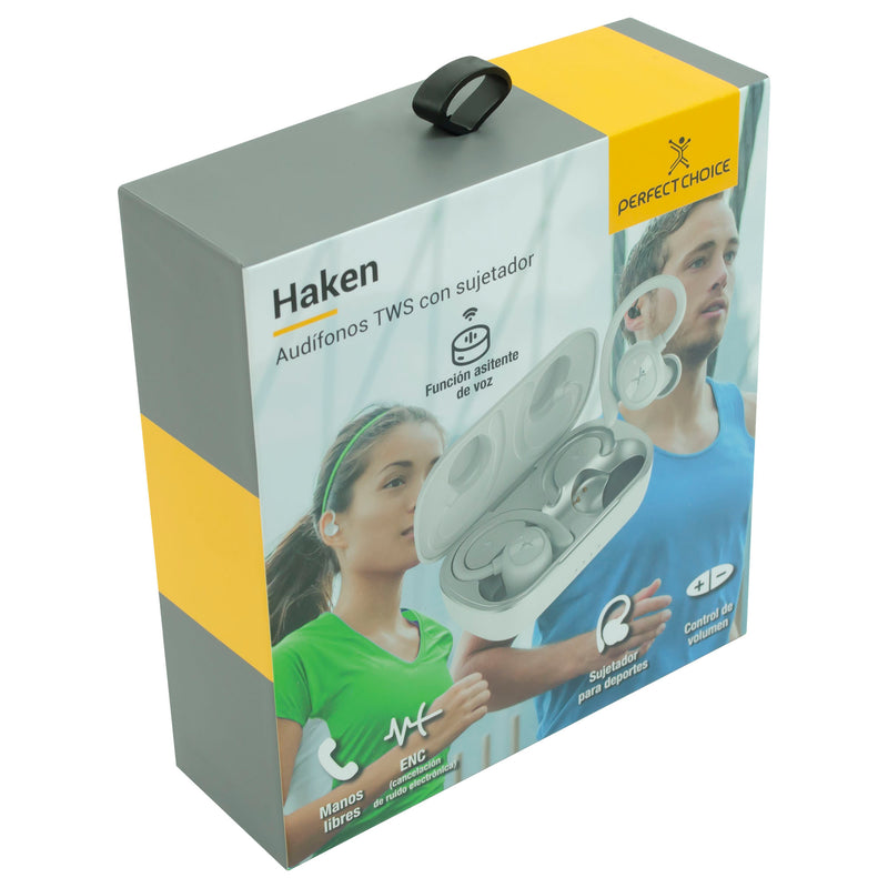 Audífonos Inalámbricos Bluetooth TWS Deportivos Haken | PERFECT CHOICE
