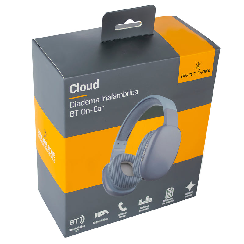 Audifonos Bluetooth Inalámbricos Diadema Acolchada Cloud | PERFECT CHOICE