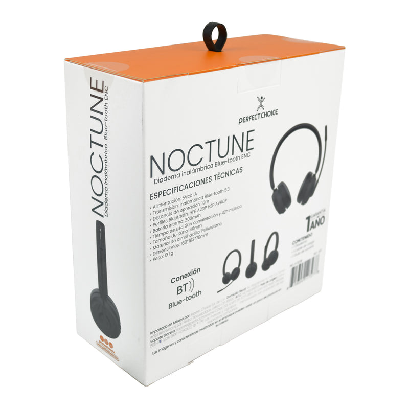 Audifonos Diadema Bluetooth Inalámbricos Sonido estéreo Noctune | PERFECT CHOICE