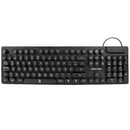 Teclado Alámbrico de Teclas Redondas Conector USB Black Round | PERFECT CHOICE