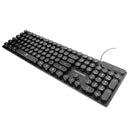 Teclado Alámbrico de Teclas Redondas Conector USB Black Round | PERFECT CHOICE
