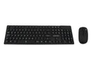 Kit de Teclado y Mouse Inalámbrico Teclas Redondas Black Round | PERFECT CHOICE