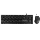 Kit Alámbrico USB Teclado y Mouse Antiderrames | PERFECT CHOICE