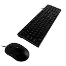 Kit Alámbrico USB Teclado y Mouse Antiderrames | PERFECT CHOICE