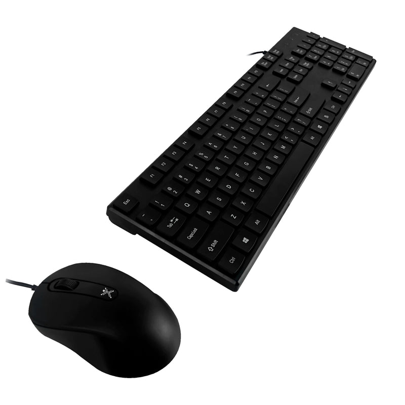 Kit Alámbrico USB Teclado y Mouse Antiderrames | PERFECT CHOICE
