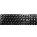 Teclado Inalámbrico de Teclas Redondas Conector USB Black Round | PERFECT CHOICE