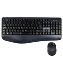 Kit de Teclado y Mouse Inalámbrico Ergonómico Black Round | PERFECT CHOICE