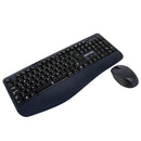 Kit de Teclado y Mouse Inalámbrico Ergonómico Black Round | PERFECT CHOICE