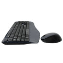 Kit de Teclado y Mouse Inalámbrico Ergonómico Black Round | PERFECT CHOICE