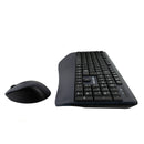 Kit de Teclado y Mouse Inalámbrico Ergonómico Black Round | PERFECT CHOICE