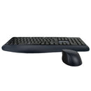 Kit de Teclado y Mouse Inalámbrico Ergonómico Black Round | PERFECT CHOICE