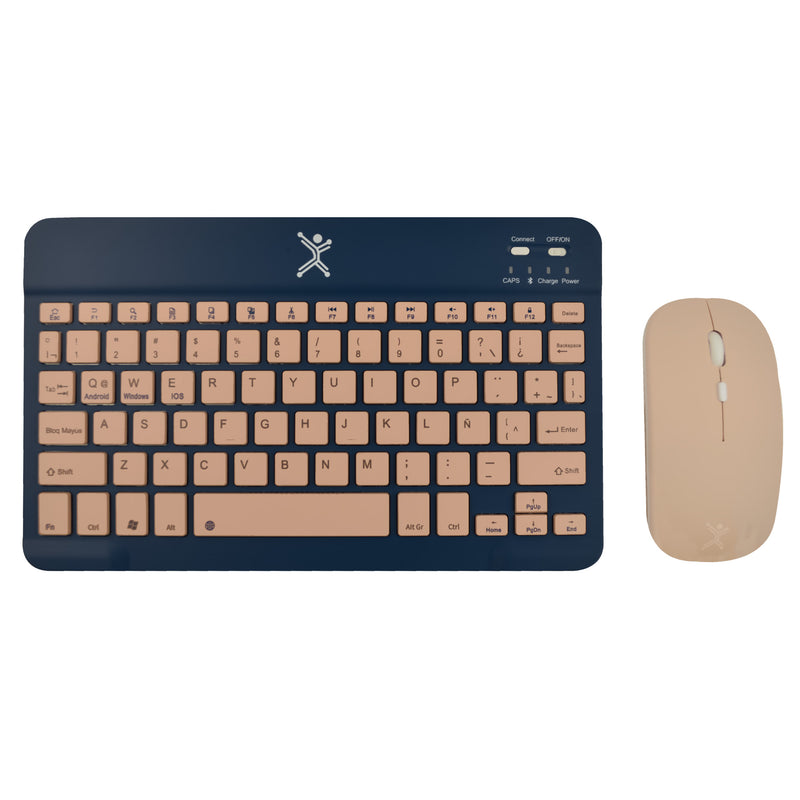 Kit de Teclado y Mouse Bluetooth Inalámbrico Genova PERFECT CHOICE