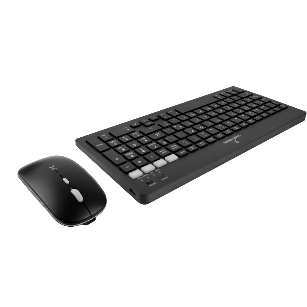 KIT TECLADO Y MOUSE PERFECT CHOICE RECAR