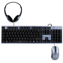 Kit de Teclado, Mouse y Diadema con Micrófono Integrado Alámbrico | PERFECT CHOICE