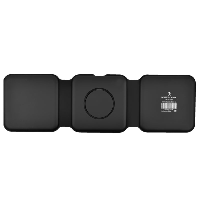 Cargador Inalámbrico 3 en 1 Carga Rápida Plegable 3Charge | PERFECT CHOICE