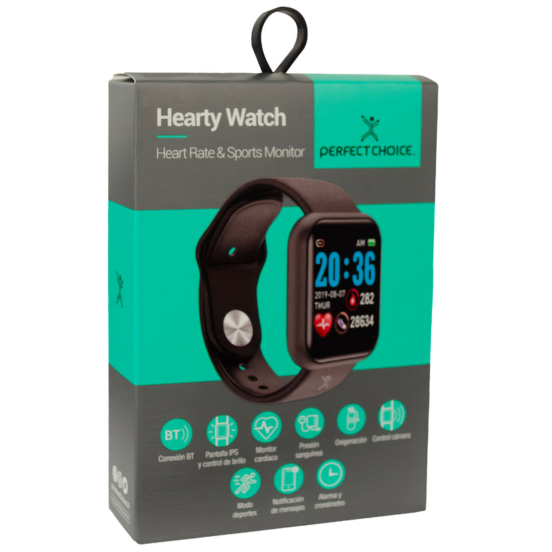 Monitor de Salud Pantalla IPS Control de Brillo Hearty Watch | PERFECT CHOICE