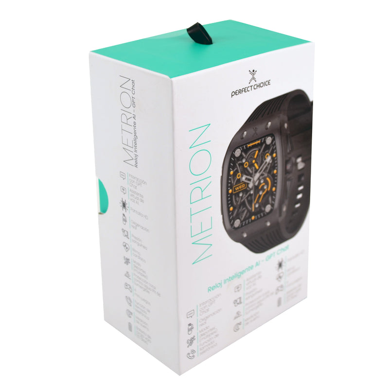 Reloj inteligente con Asistente Virtual Chat GPT Metrion | PERFECT CHOICE