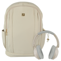Kit Mochila para Laptop 15.6" Charmant + Audifonos Diadema BT | PERFECT CHOICE