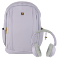 Kit Mochila para Laptop 15.6" Charmant + Audifonos Diadema BT | PERFECT CHOICE