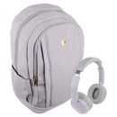Kit Mochila para Laptop 15.6" Charmant + Audifonos Diadema BT | PERFECT CHOICE