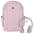 Kit Mochila para Laptop 15.6" Charmant + Audifonos Diadema BT | PERFECT CHOICE